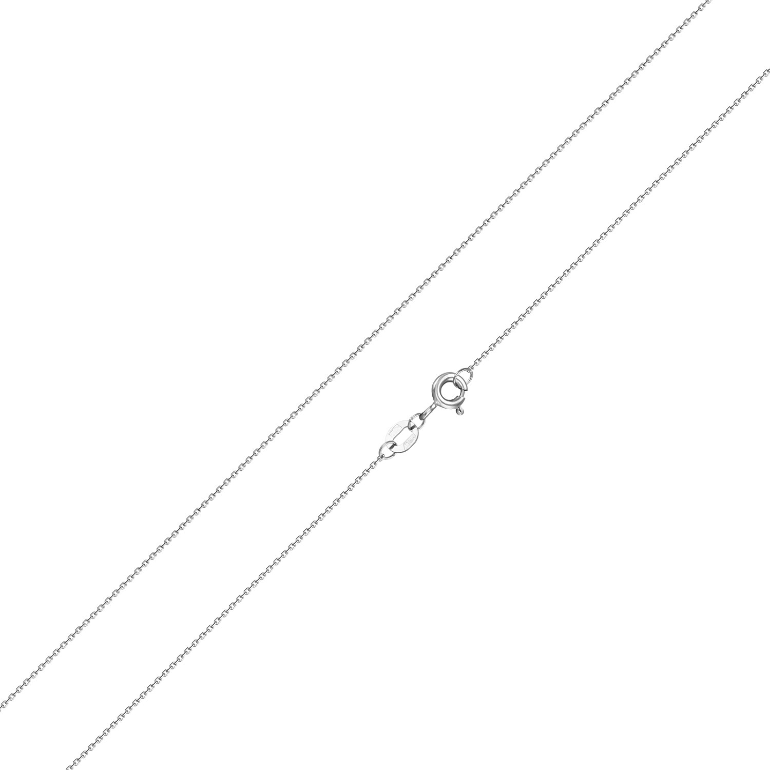 Цепь 8030208Р-50 (Au 585º Белый, разм. 50)