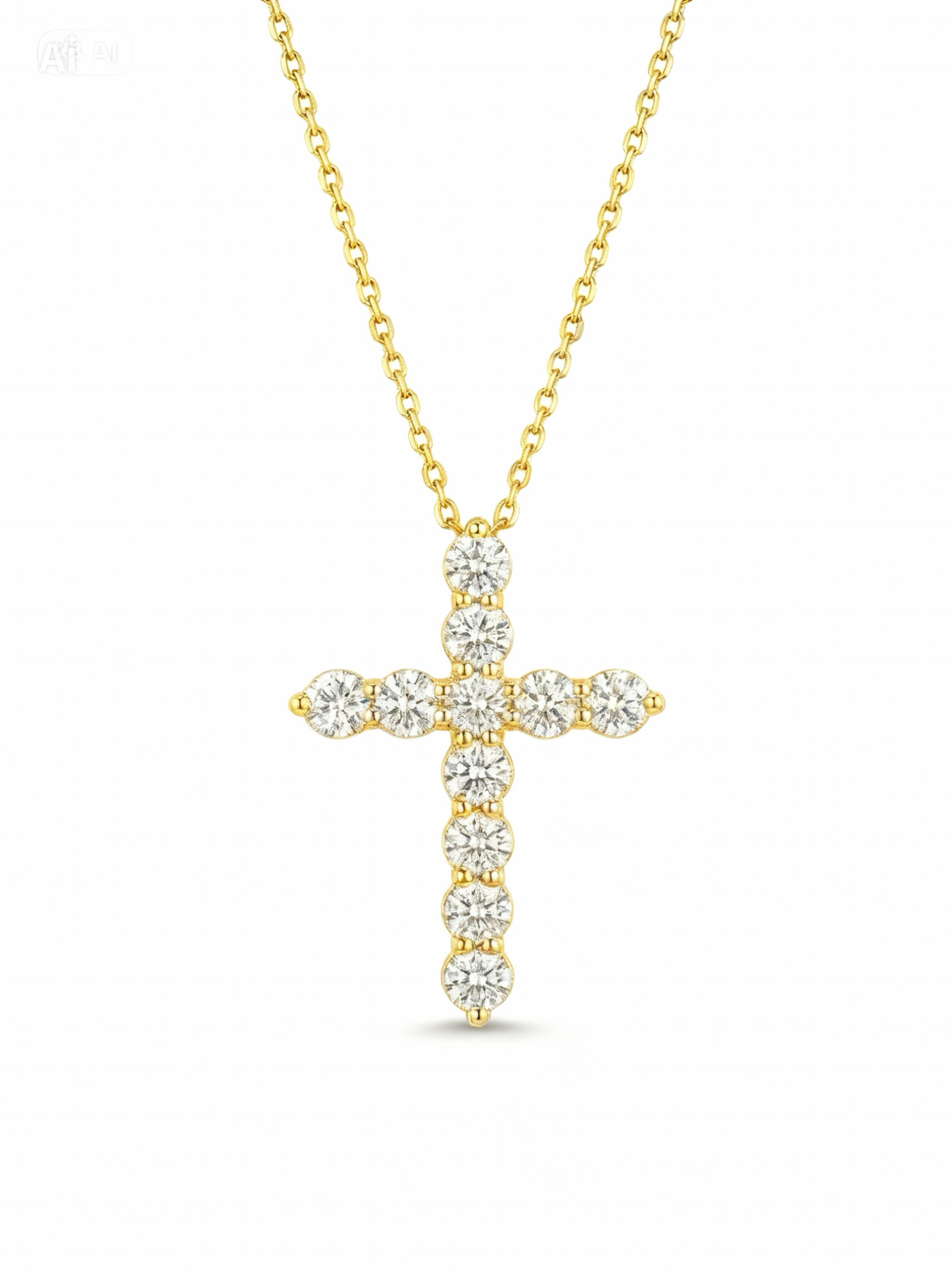 Колье крестик 6432501436909990